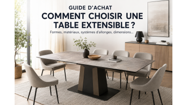 Guide d'achat : Comment choisir une table extensible pour sa salle à manger ?